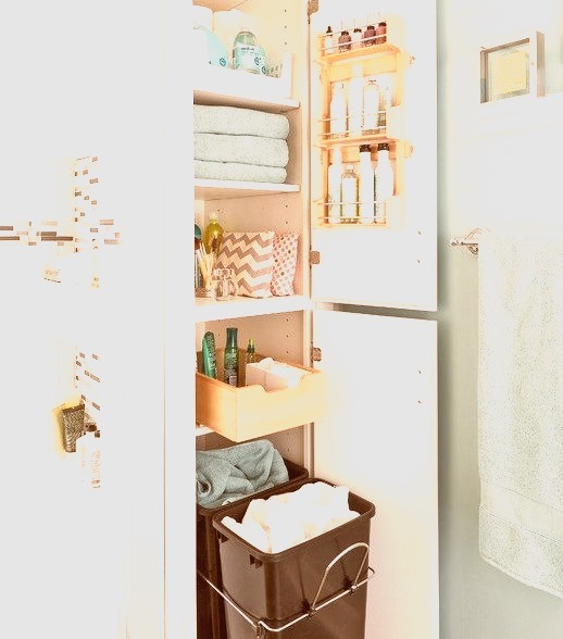 Storage Packed Small Bathroom Makeover